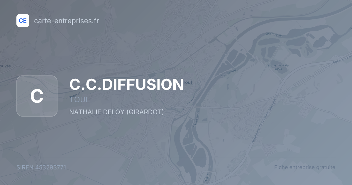 C.C.DIFFUSION — 453293771 — fiche entreprise