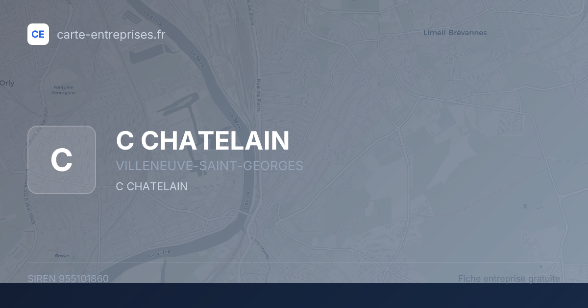 C CHATELAIN — 955101860 — fiche entreprise