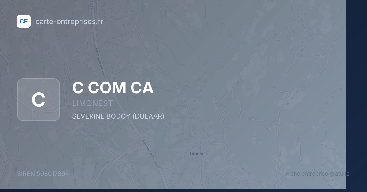 C COM CA — 508017894 — fiche entreprise