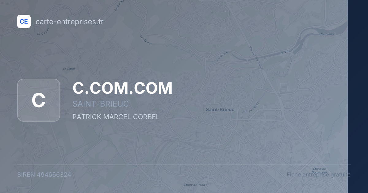 C.COM.COM — 494666324 — fiche entreprise