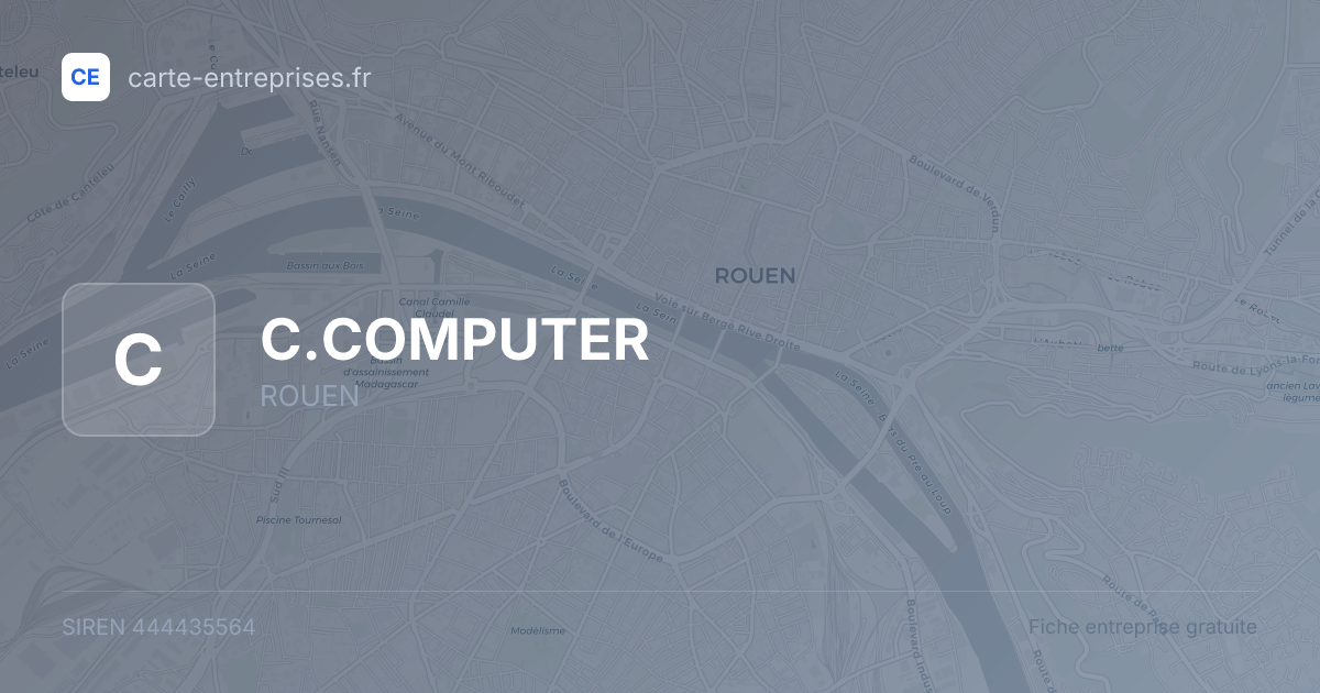 C.COMPUTER — 444435564 — fiche entreprise
