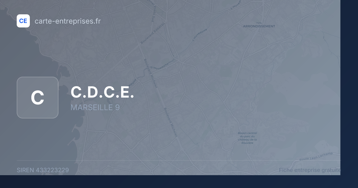 C.D.C.E. — 433223229 — fiche entreprise