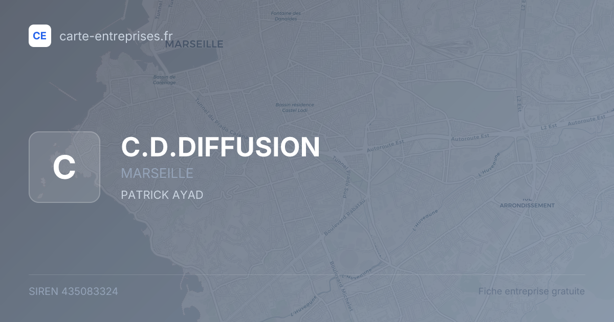 C.D.DIFFUSION — 435083324 — fiche entreprise