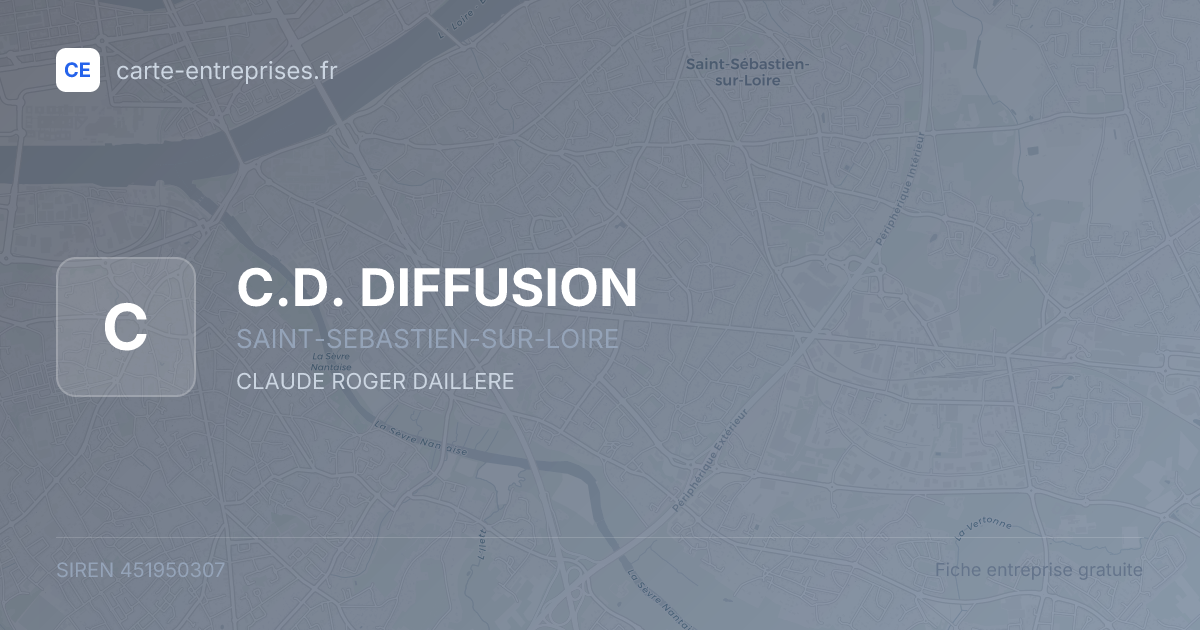 C.D. DIFFUSION — 451950307 — fiche entreprise