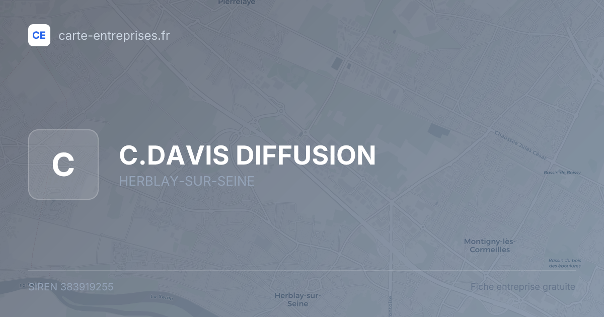 C.DAVIS DIFFUSION — 383919255 — fiche entreprise