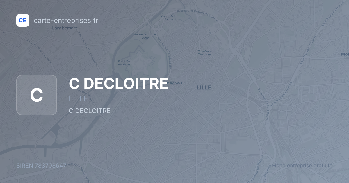 C DECLOITRE — 783708647 — fiche entreprise