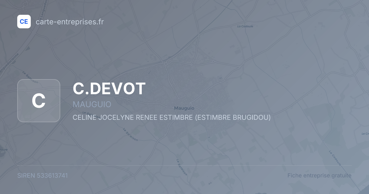 C.DEVOT — 533613741 — fiche entreprise