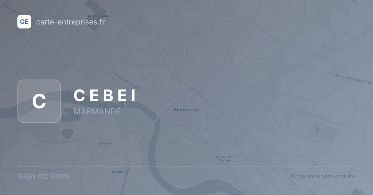 C E B E I — 782183875 — fiche entreprise
