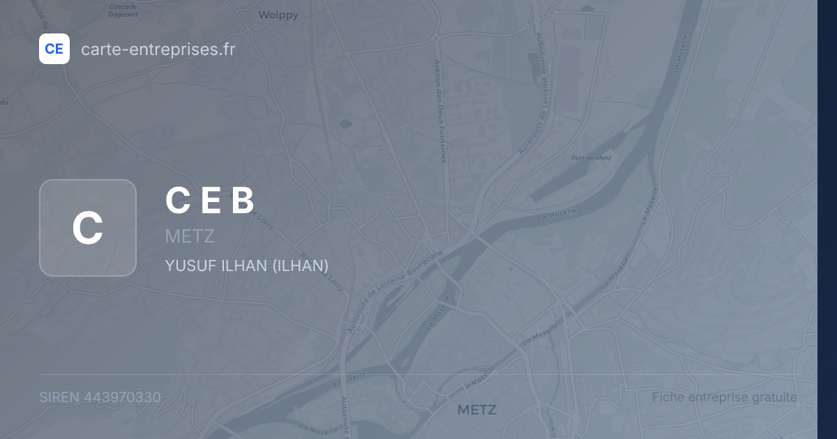 C E B — 443970330 — fiche entreprise