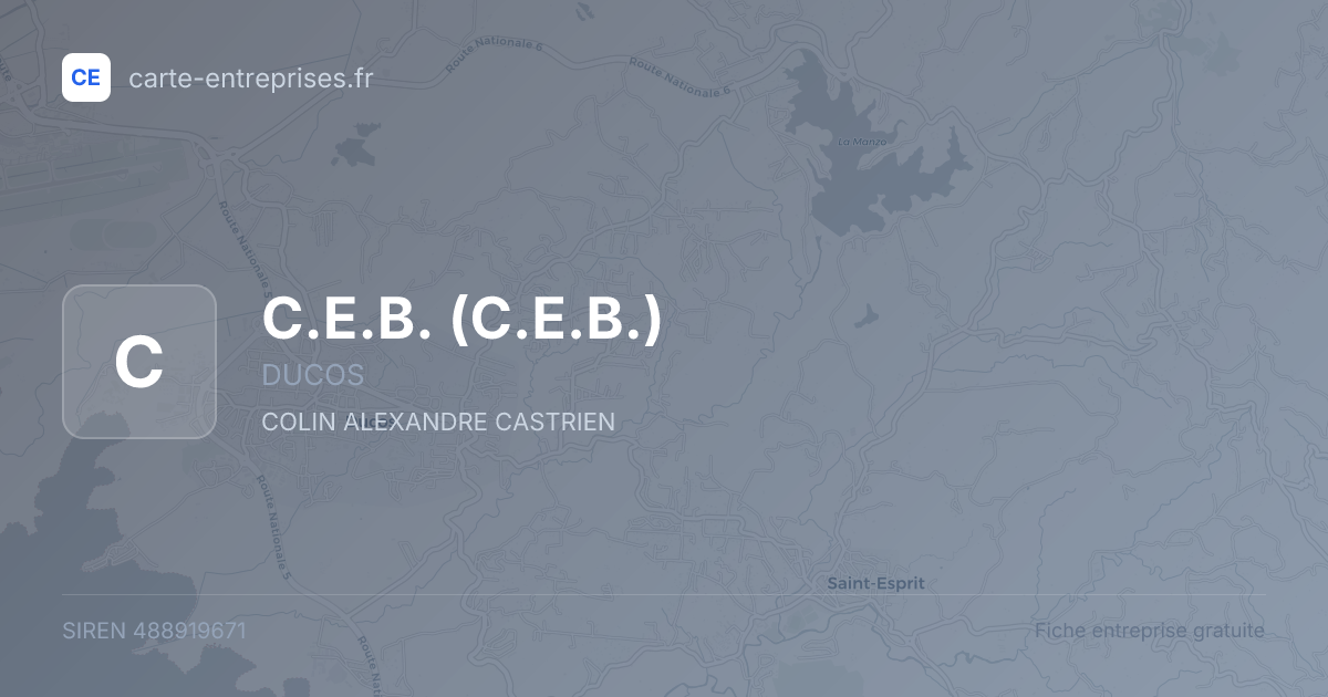 C.E.B. — 488919671 — fiche entreprise
