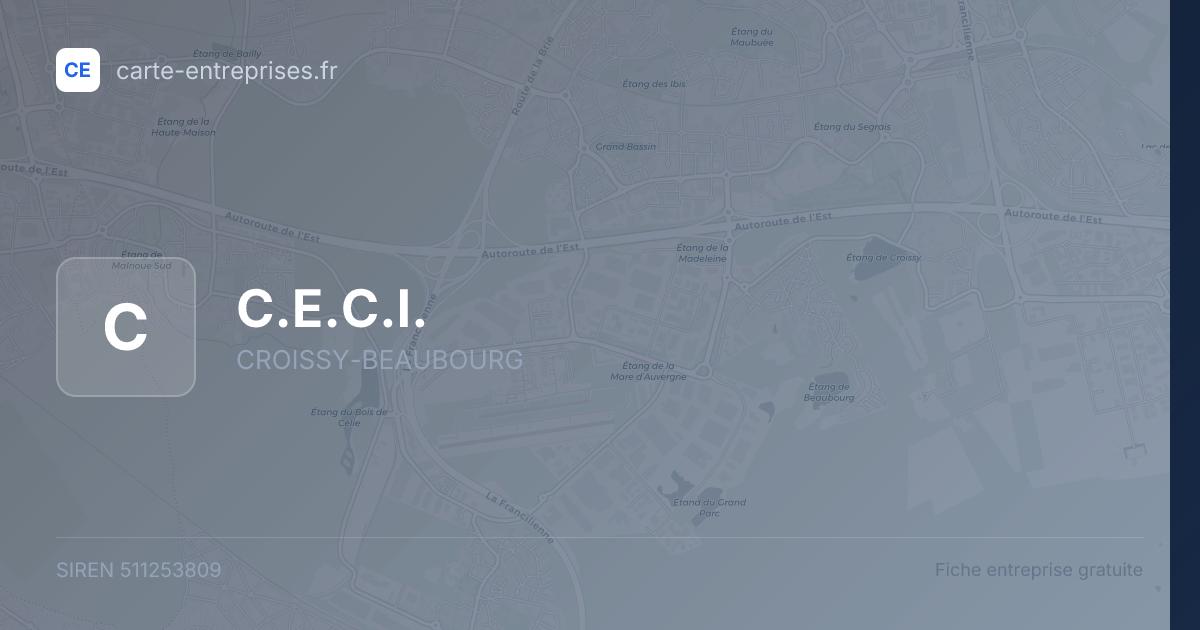 C.E.C.I. — 511253809 — fiche entreprise
