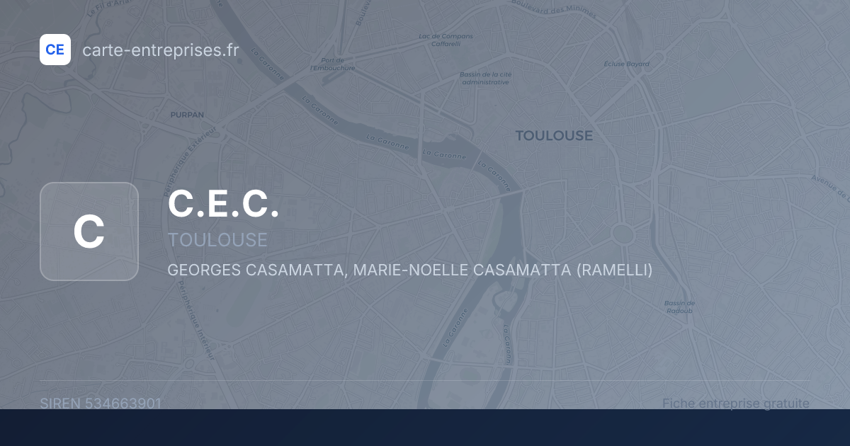 C.E.C. — 534663901 — fiche entreprise