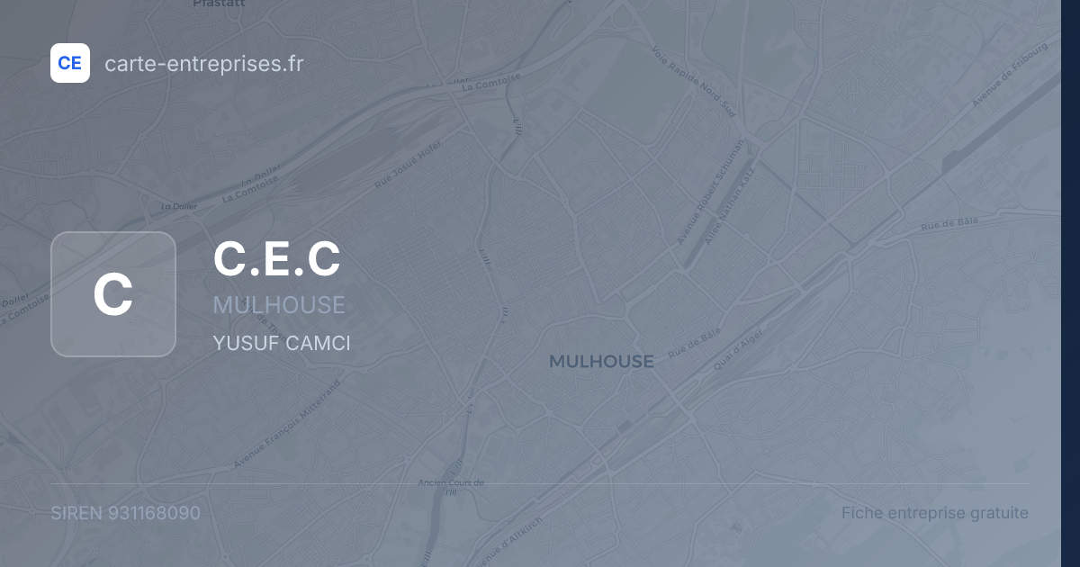 C.E.C — 931168090 — fiche entreprise