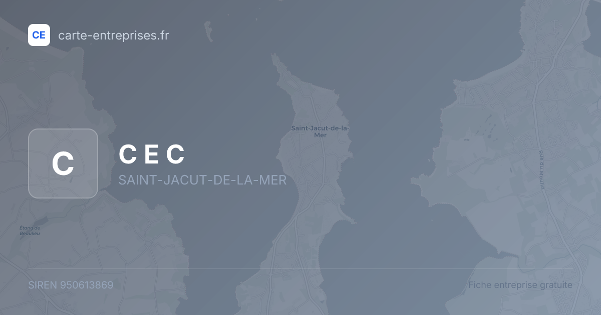 C E C — 950613869 — fiche entreprise