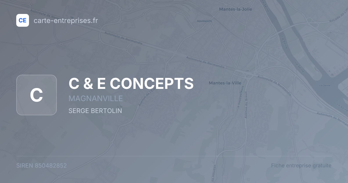 C & E CONCEPTS — 850482852 — fiche entreprise