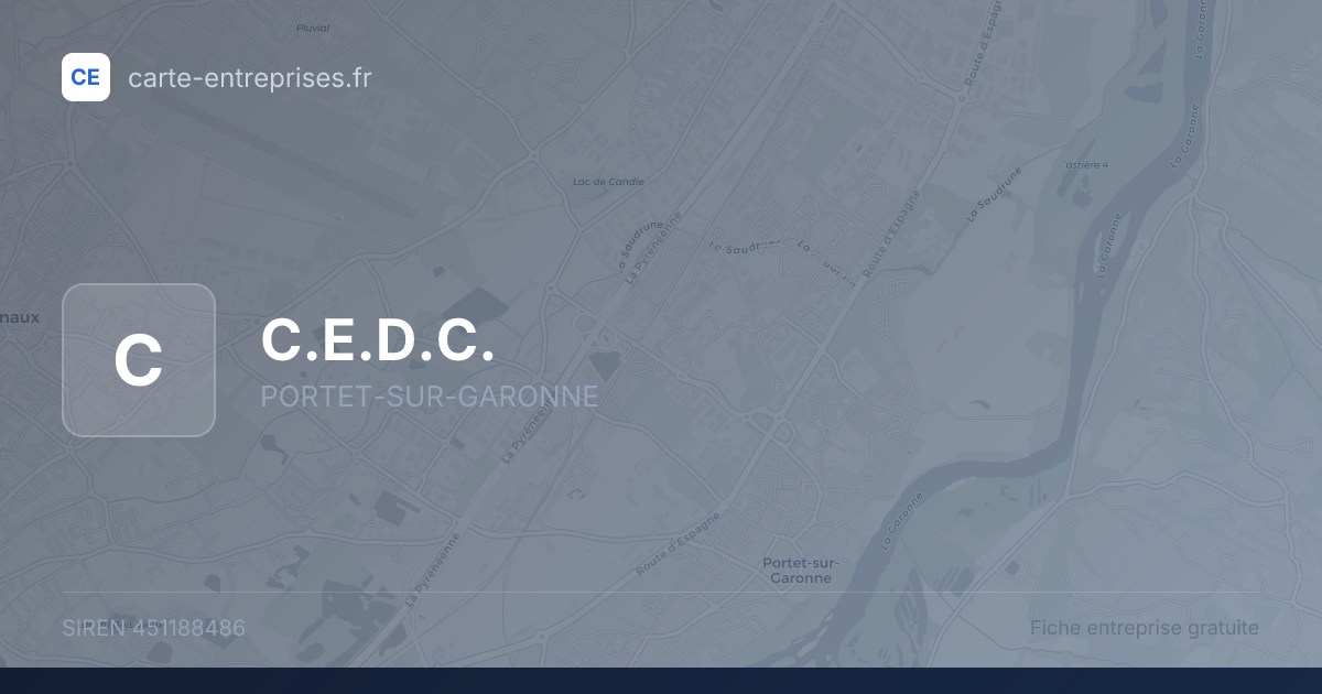 C.E.D.C. — 451188486 — fiche entreprise