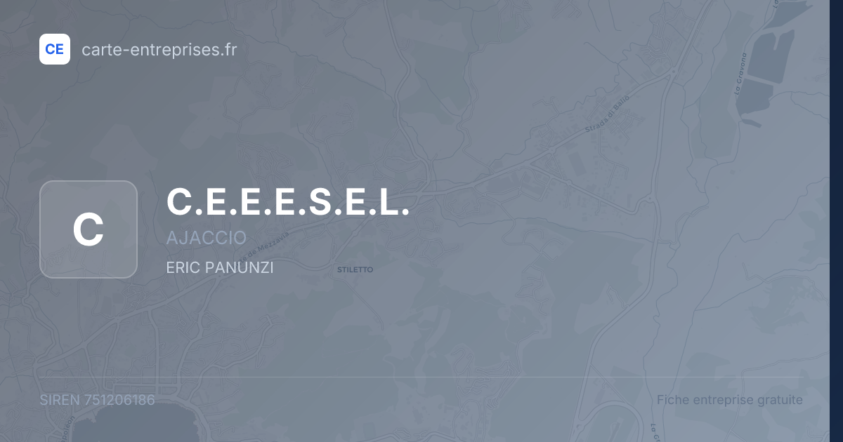 C.E.E.E.S.E.L. — 751206186 — fiche entreprise