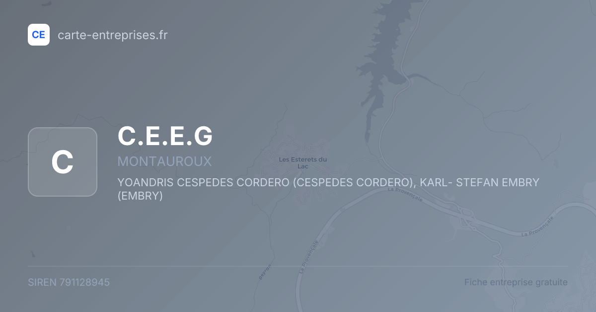 C.E.E.G — 791128945 — fiche entreprise