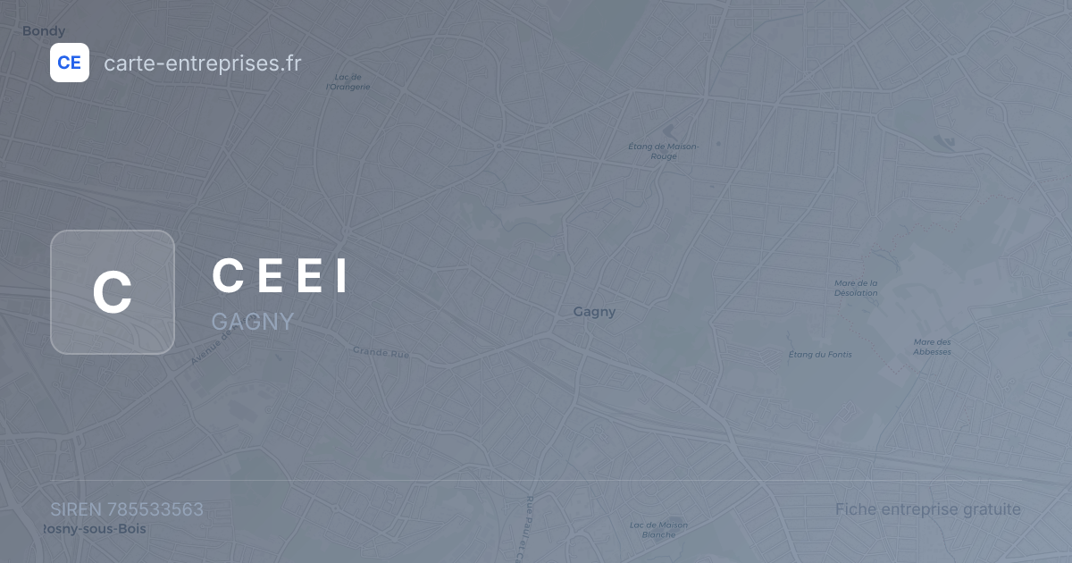 C E E I — 785533563 — fiche entreprise
