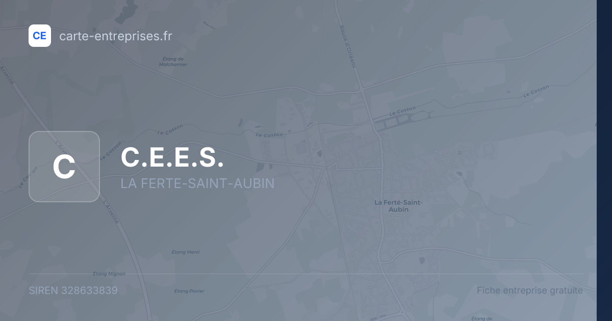 C.E.E.S. — 328633839 — fiche entreprise