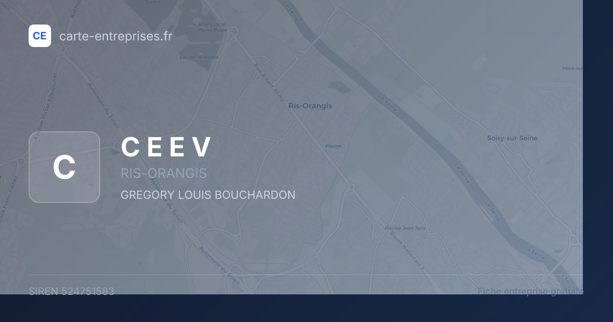 C E E V — 524751583 — fiche entreprise