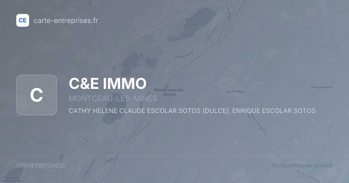 C&E IMMO — 790138655 — fiche entreprise
