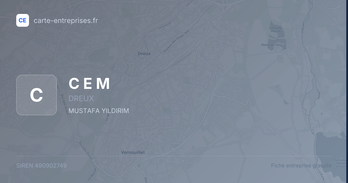 C E M — 490902749 — fiche entreprise