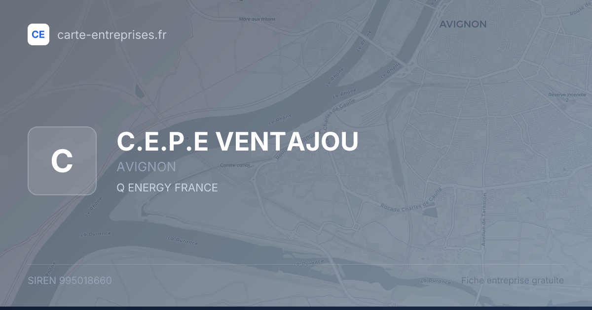 C.E.P.E VENTAJOU — 995018660 — fiche entreprise