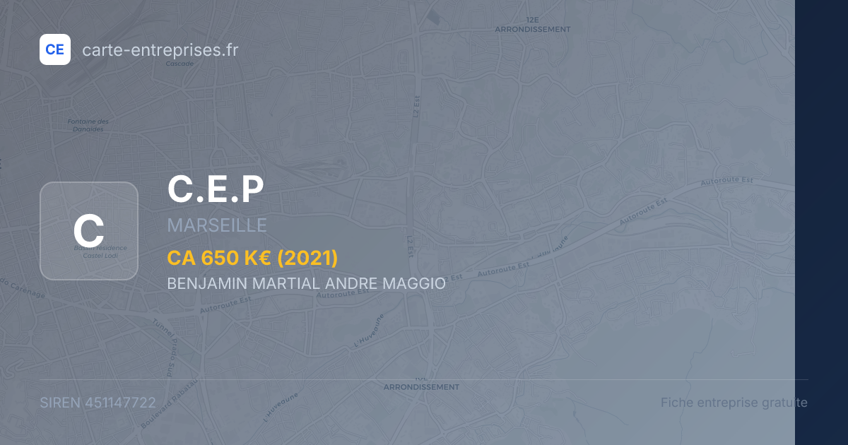 C.E.P — 451147722 — fiche entreprise