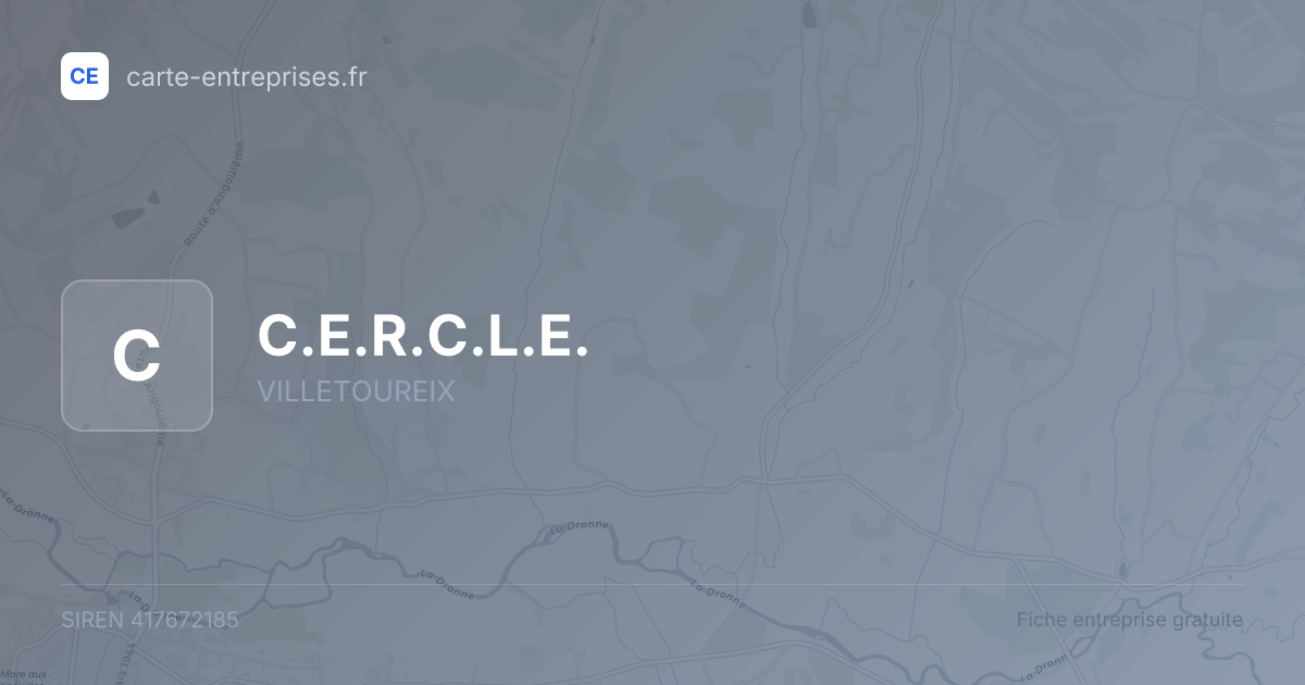 C.E.R.C.L.E. — 417672185 — fiche entreprise