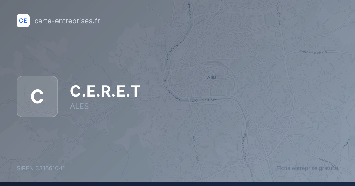 C.E.R.E.T — 331661041 — fiche entreprise