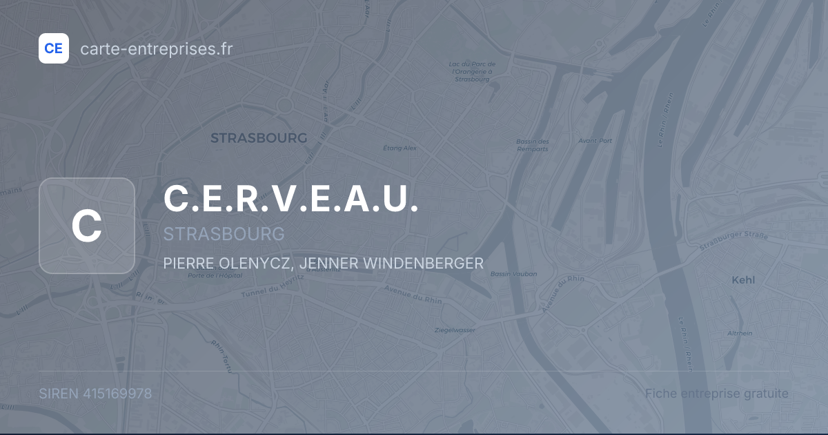 C.E.R.V.E.A.U. — 415169978 — fiche entreprise