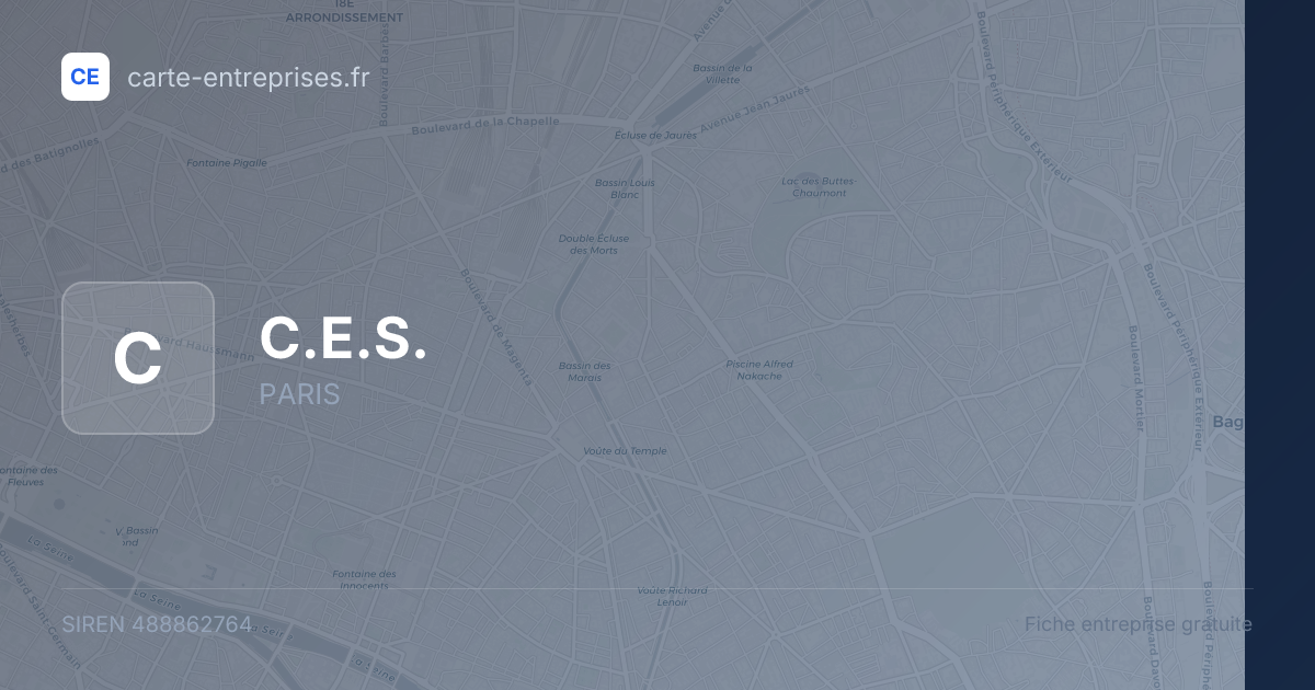 C.E.S. — 488862764 — fiche entreprise