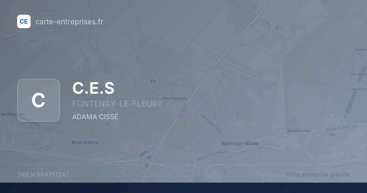 C.E.S — 984751347 — fiche entreprise