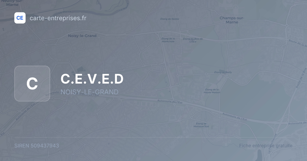 C.E.V.E.D — 509437943 — fiche entreprise