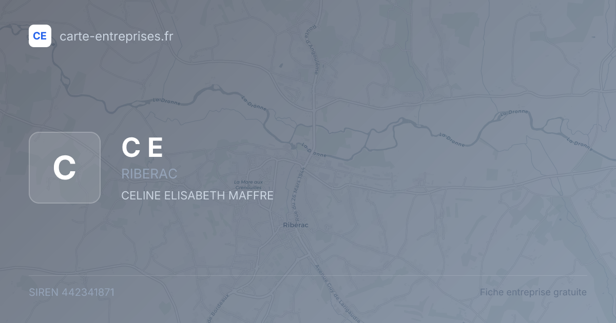 C E — 442341871 — fiche entreprise