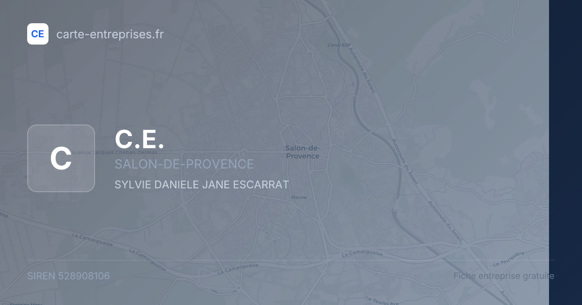 C.E. — 528908106 — fiche entreprise