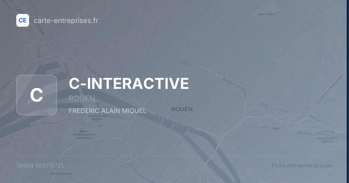 C-INTERACTIVE — 451015721 — fiche entreprise