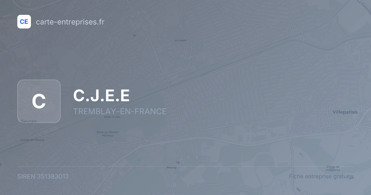 C.J.E.E — 351383013 — fiche entreprise