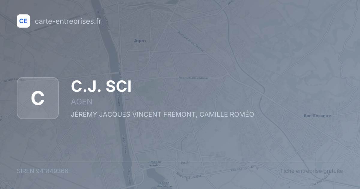 C.J. SCI — 941849366 — fiche entreprise