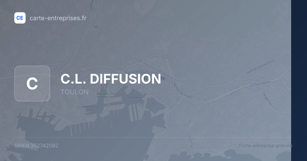 C.L. DIFFUSION — 352742092 — fiche entreprise