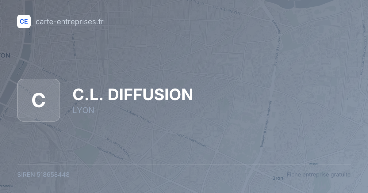 C.L. DIFFUSION — 518658448 — fiche entreprise