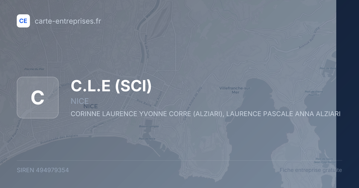 C.L.E (SCI) — 494979354 — fiche entreprise