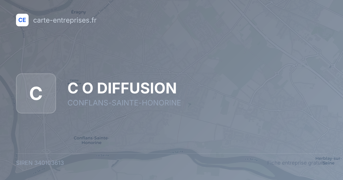 C O DIFFUSION — 340103613 — fiche entreprise