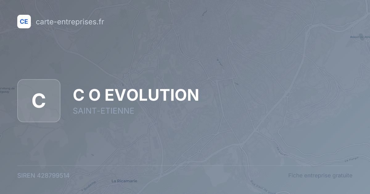 C O EVOLUTION — 428799514 — fiche entreprise