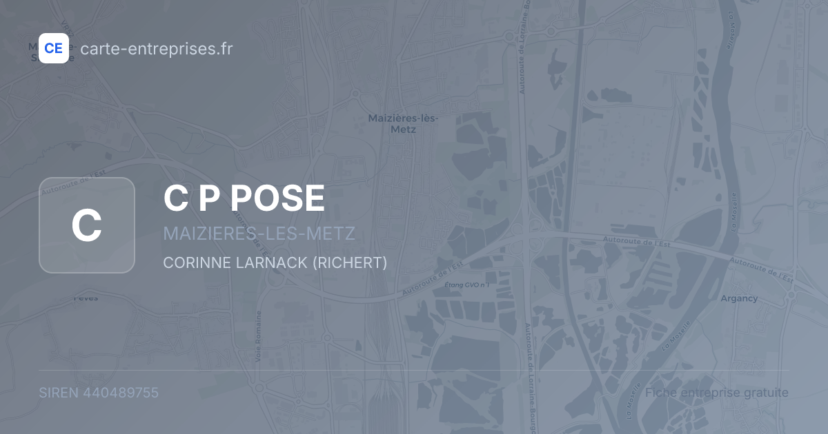 C P POSE — 440489755 — fiche entreprise