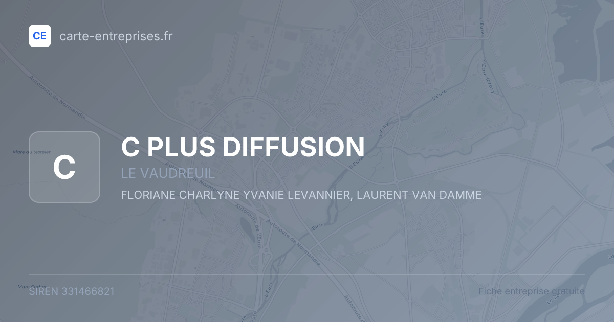 C PLUS DIFFUSION — 331466821 — fiche entreprise