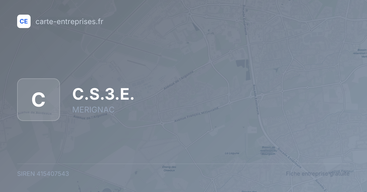 C.S.3.E. — 415407543 — fiche entreprise