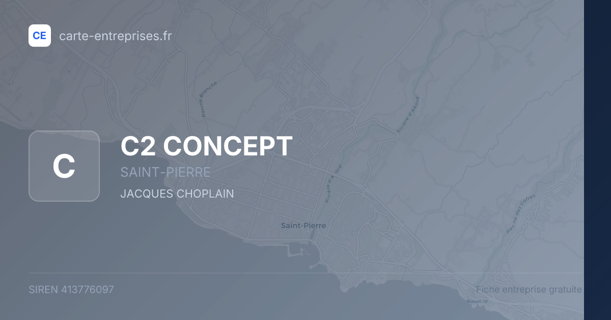 C2 CONCEPT — 413776097 — fiche entreprise