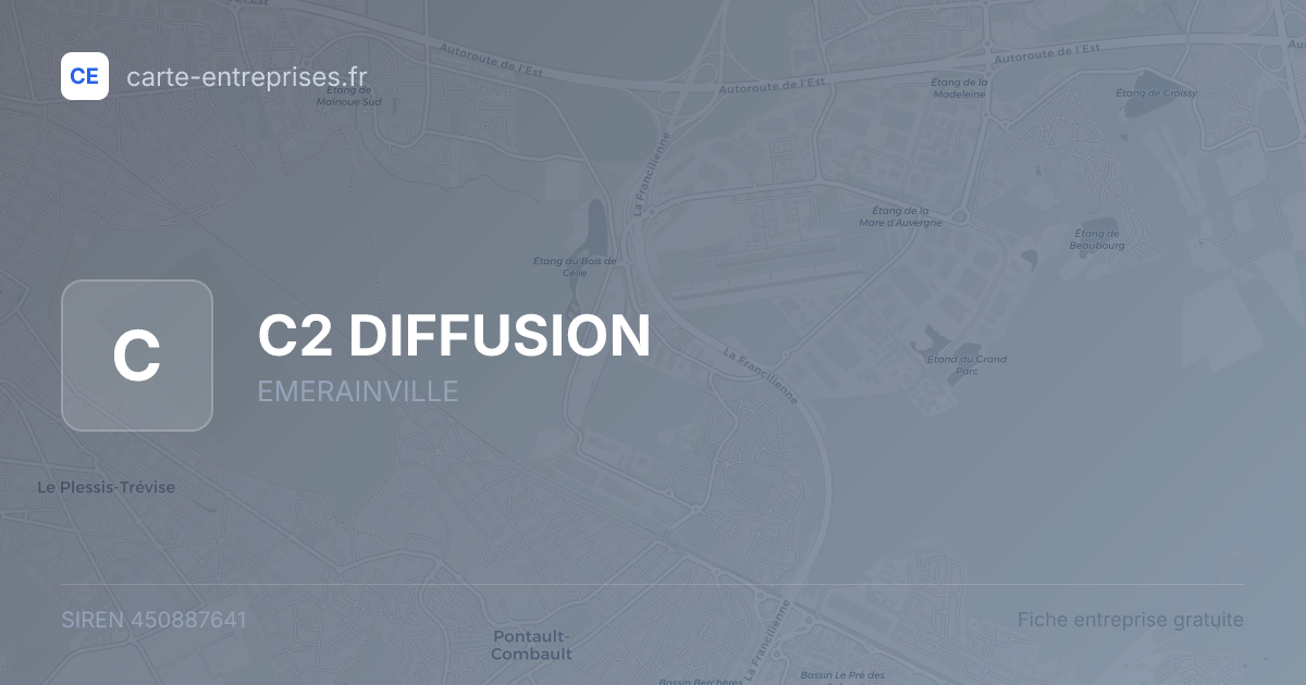 C2 DIFFUSION — 450887641 — fiche entreprise